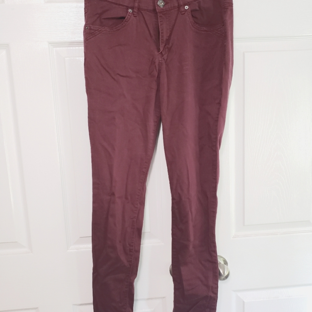 Unionbay Maroon Skinny Pants